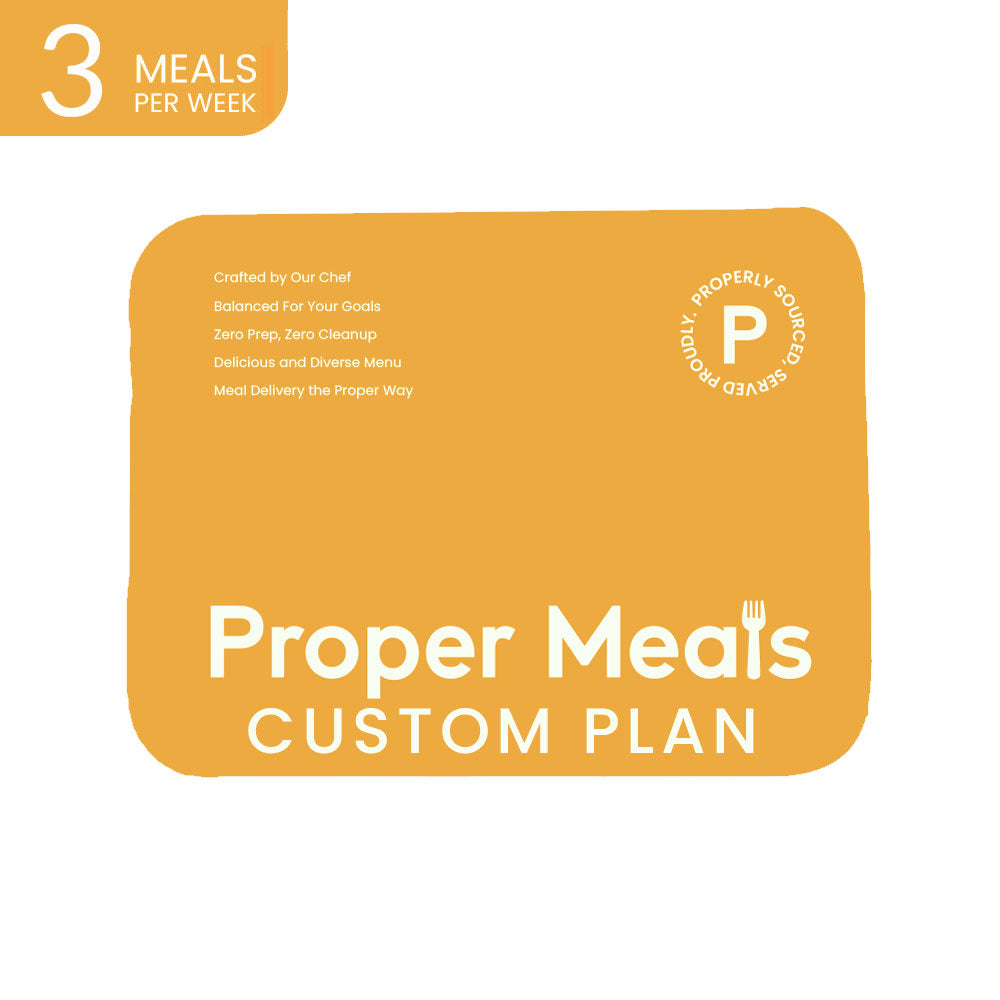 The Custom Plan (3 meals/week) *skip meal preference selections*