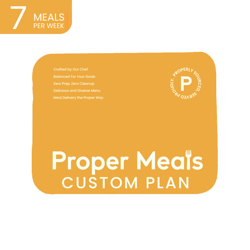The Custom Plan (7 meals/week) *skip meal preference selections*